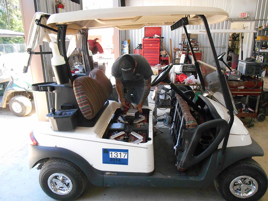 Golf Cart Service at Action Buggies.